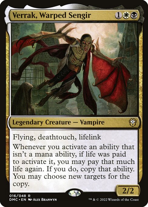 Verrak, Warped Sengir highlighted card art