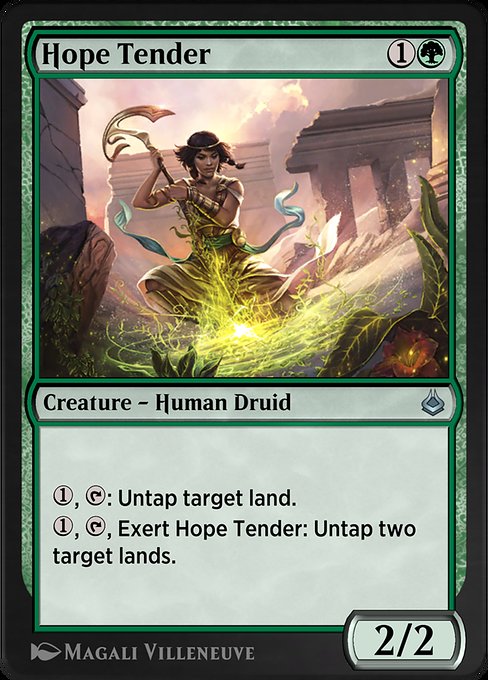 Hope Tender highlighted card art