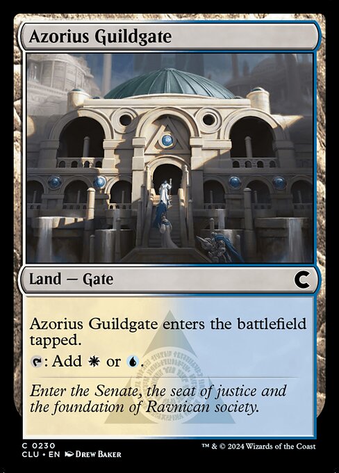 Azorius Guildgate from Ravnica: Clue Edition