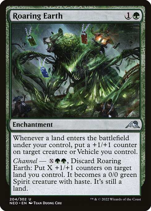 Roaring Earth highlighted card art