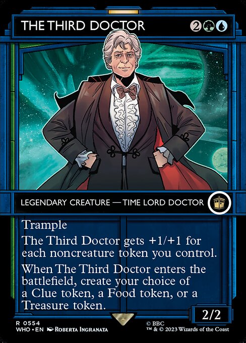 The Third Doctor from Doctor Who
