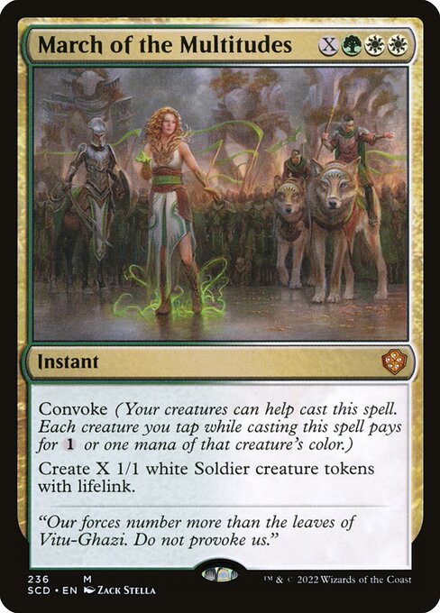March of the Multitudes highlighted card art