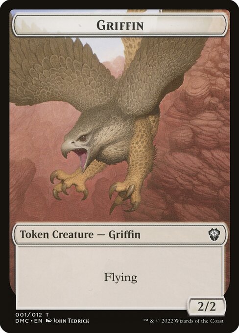 Griffin from Dominaria United Commander Tokens