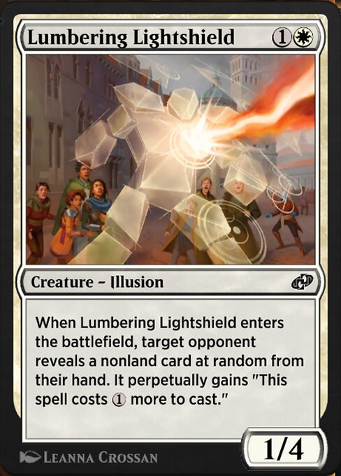 Lumbering Lightshield highlighted card art