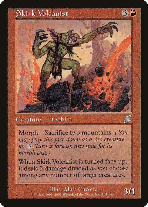 Skirk Volcanist highlighted card art