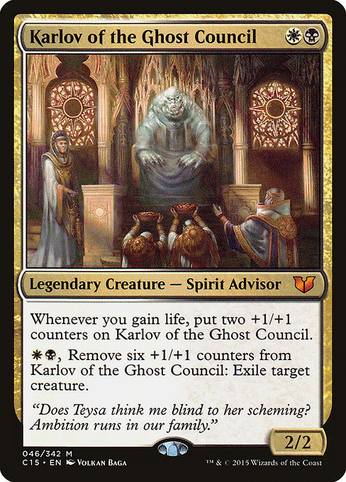 Karlov of the Ghost Council from Commander 2015