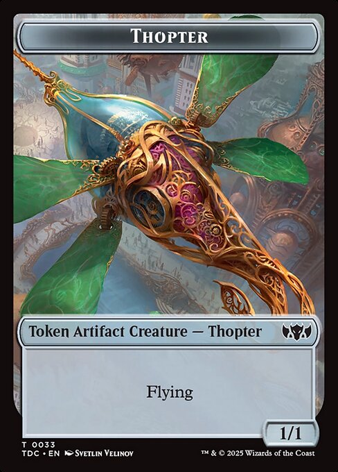 Thopter from Tarkir: Dragonstorm Commander Tokens