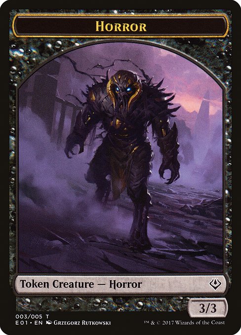 Horror highlighted card art