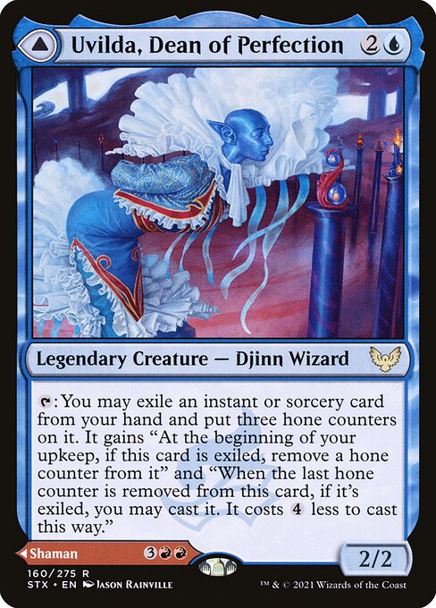 Uvilda, Dean of Perfection // Nassari, Dean of Expression from Strixhaven: School of Mages