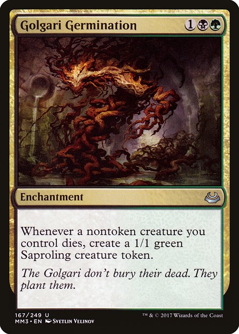 Golgari Germination highlighted card art