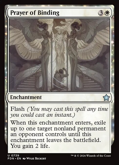 Prayer of Binding highlighted card art