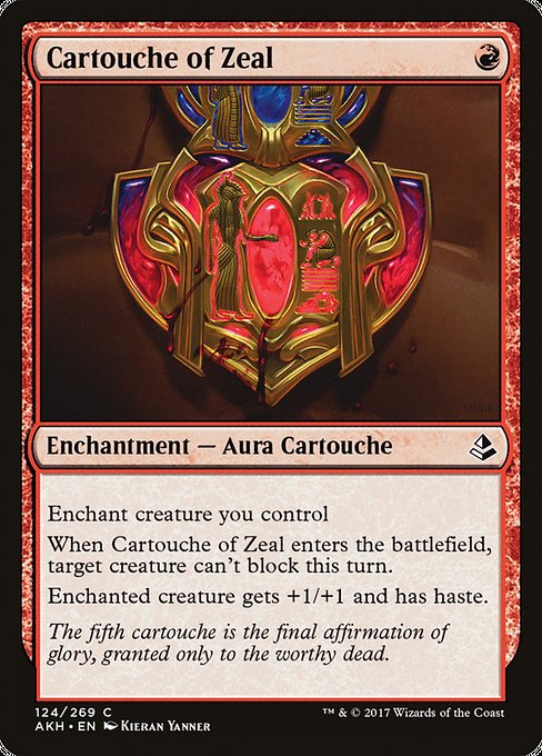 Cartouche of Zeal from Amonkhet