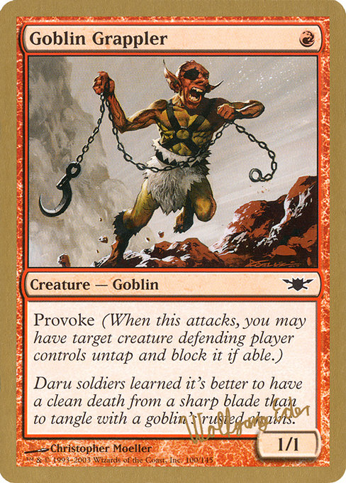Goblin Grappler highlighted card art