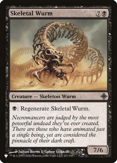 Skeletal Wurm highlighted card art