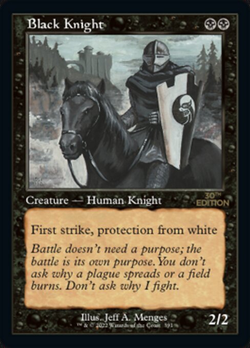 Black Knight from 30th Anniversary Edition