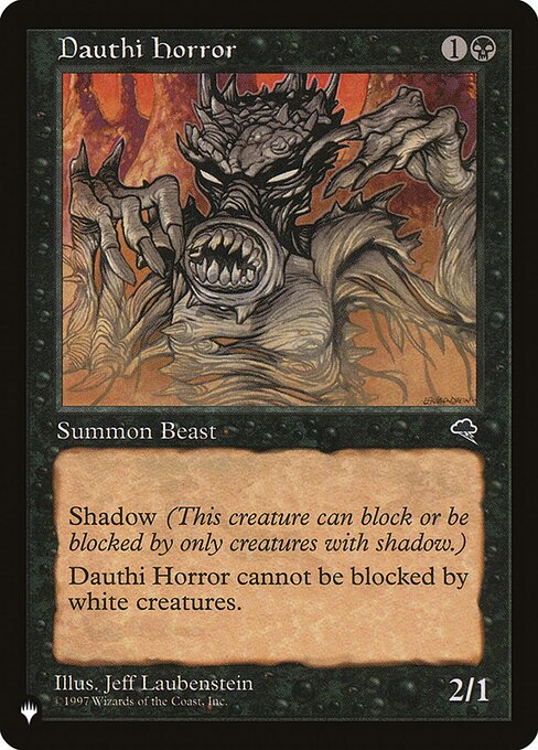 Dauthi Horror highlighted card art
