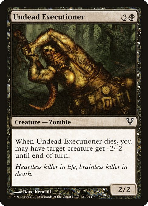 Undead Executioner highlighted card art