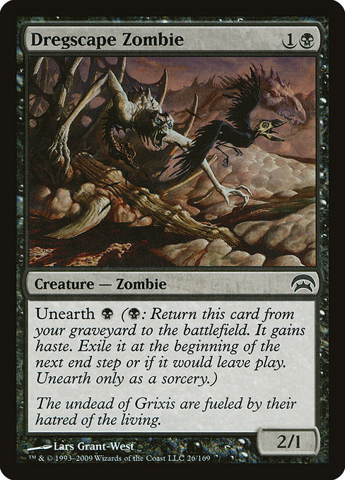 Dregscape Zombie from Planechase