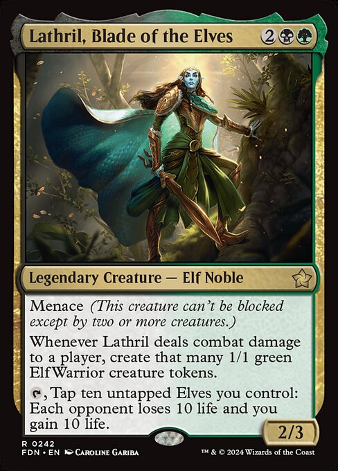 Lathril, Blade of the Elves from Foundations