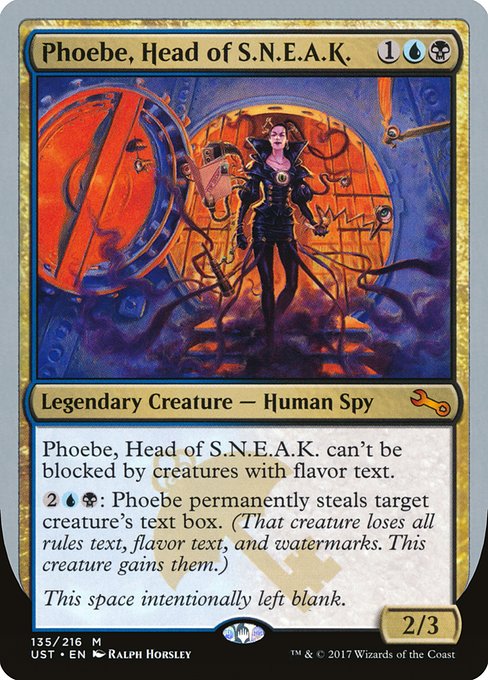 Phoebe, Head of S.N.E.A.K. from Unstable