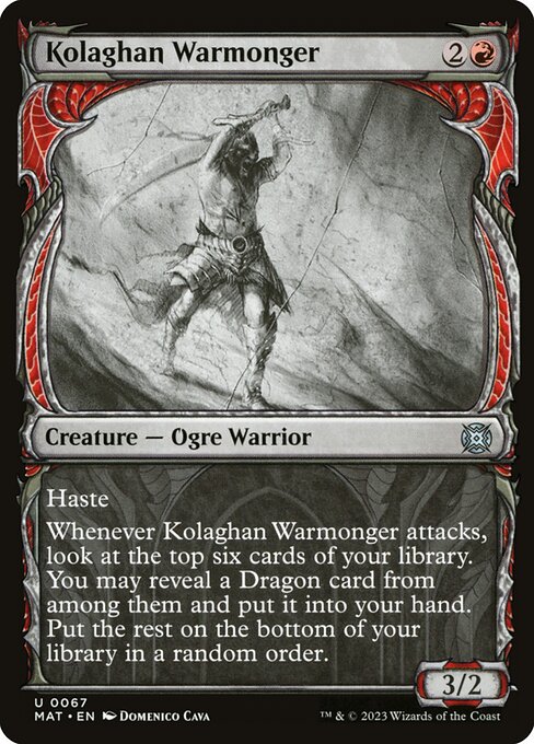 Kolaghan Warmonger from March of the Machine: The Aftermath