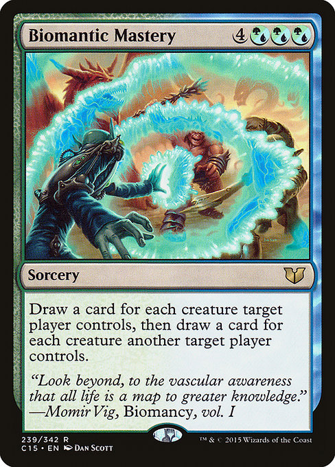 Biomantic Mastery highlighted card art