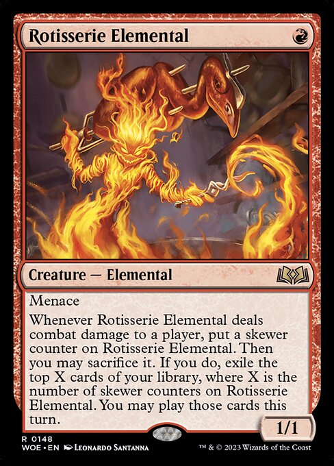 Rotisserie Elemental from Wilds of Eldraine