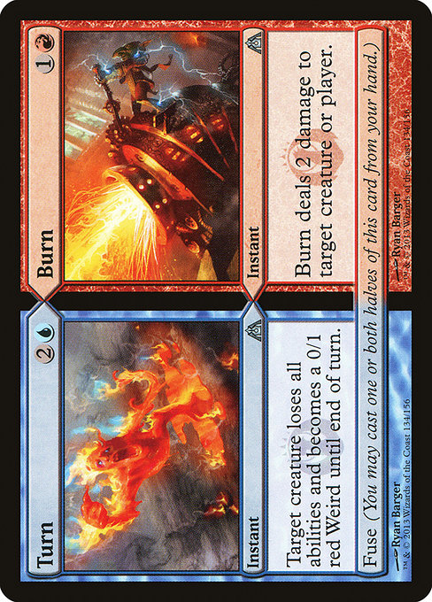 Turn // Burn from Dragon's Maze