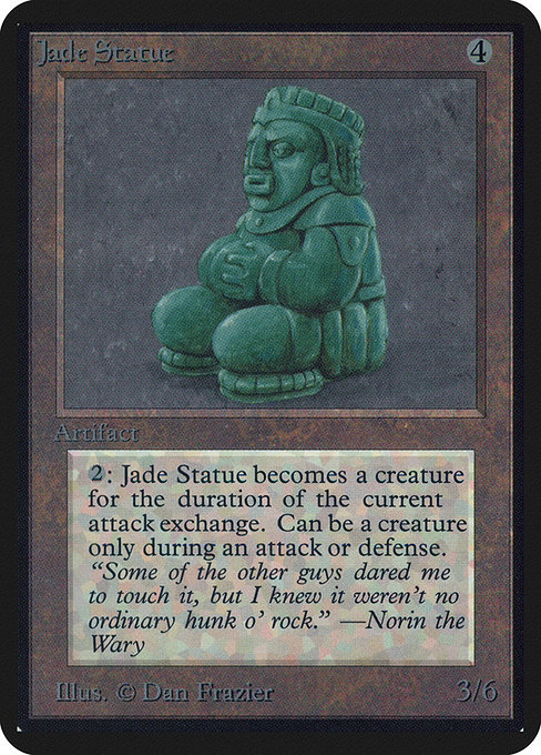 Jade Statue from Limited Edition Alpha
