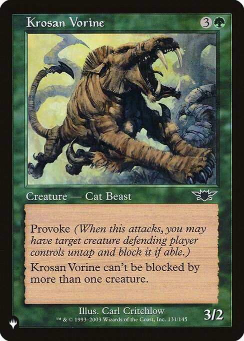 Krosan Vorine highlighted card art