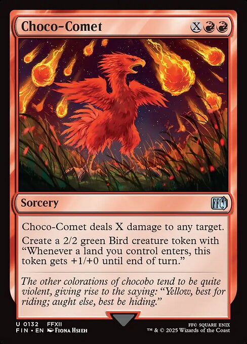Choco-Comet highlighted card art