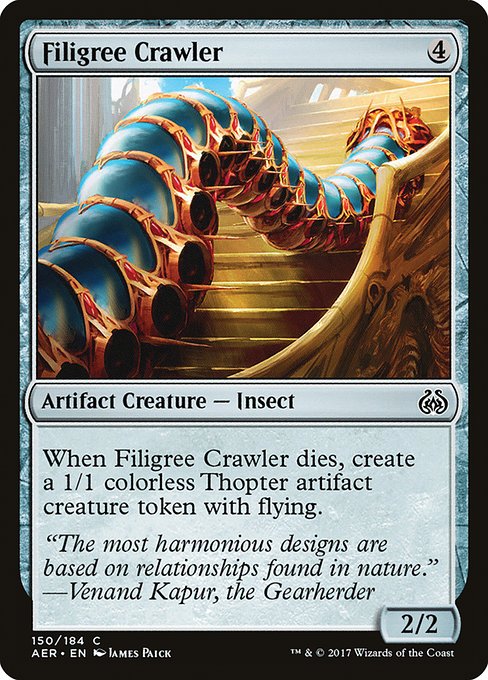 Filigree Crawler highlighted card art