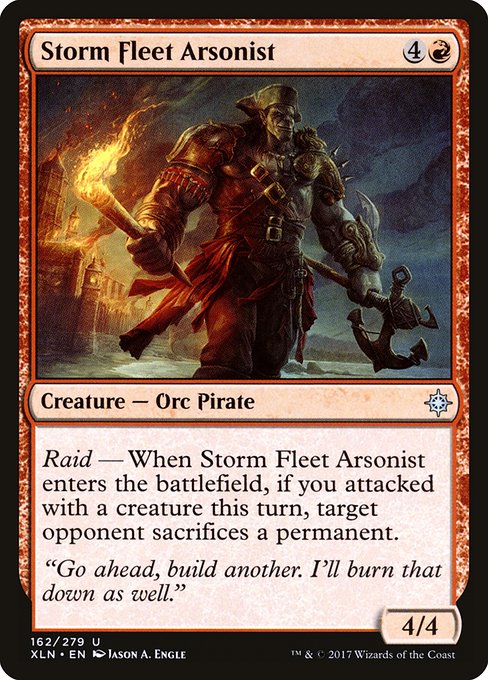 Storm Fleet Arsonist highlighted card art