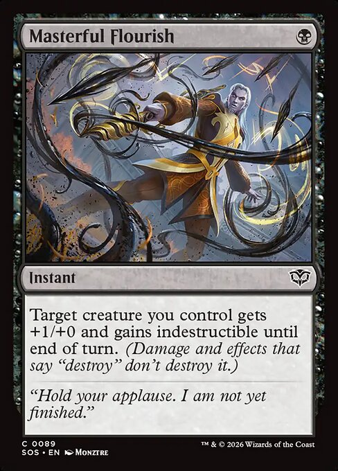 Masterful Flourish from Secrets of Strixhaven