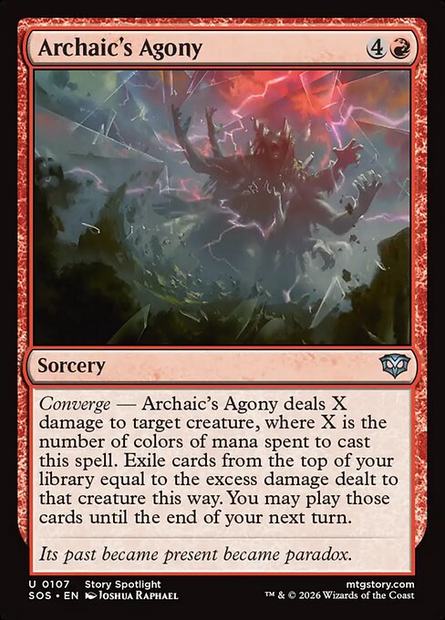 Archaic's Agony from Secrets of Strixhaven