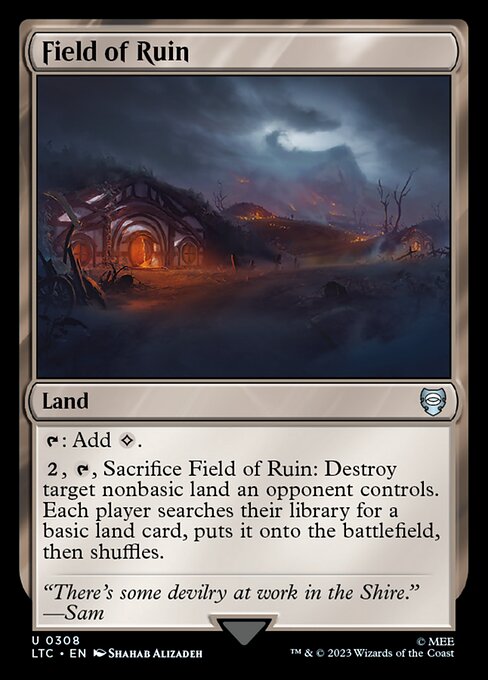 Field of Ruin highlighted card art