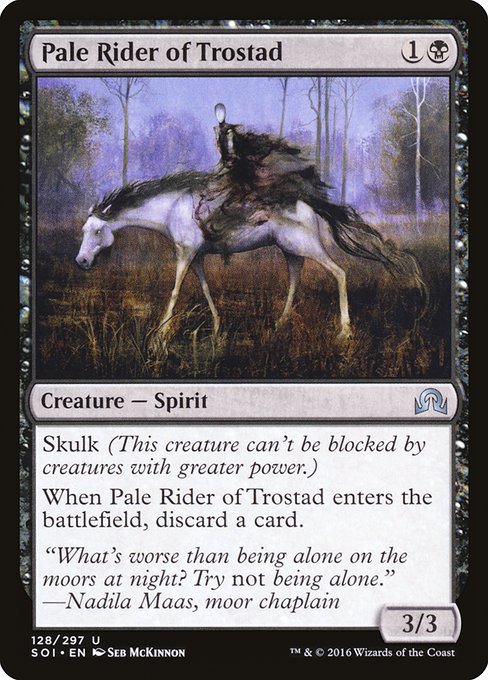 Pale Rider of Trostad highlighted card art