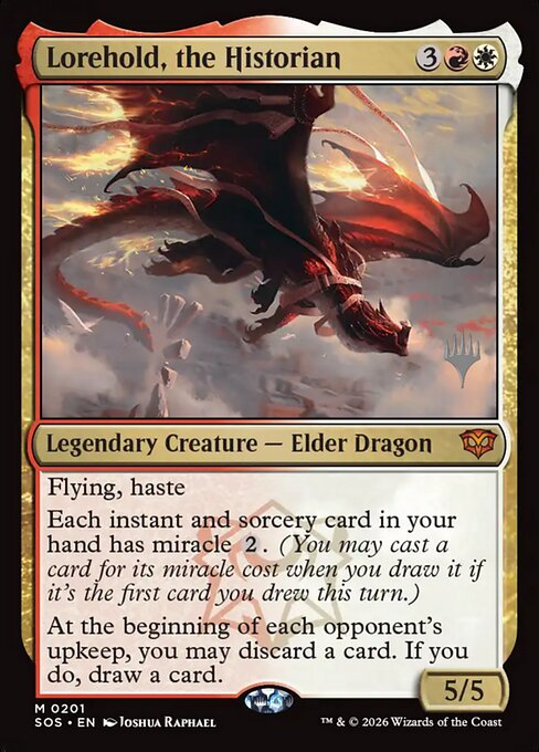 Lorehold, the Historian from Secrets of Strixhaven Promos
