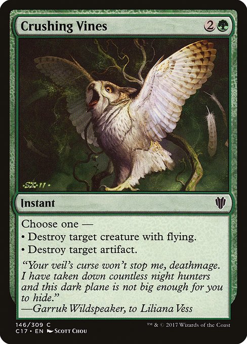 Crushing Vines from Commander 2017