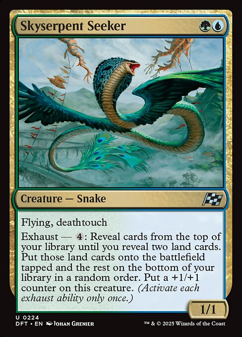 Skyserpent Seeker highlighted card art