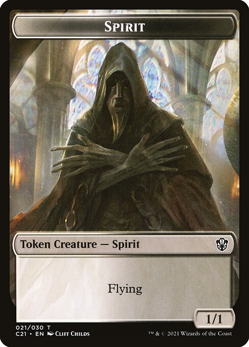 Spirit from Commander 2021 Tokens