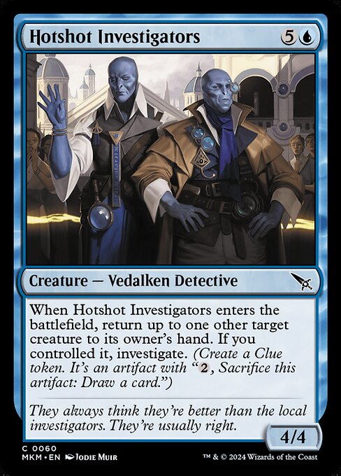 Hotshot Investigators highlighted card art