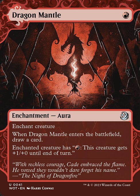 Dragon Mantle from Wilds of Eldraine: Enchanting Tales