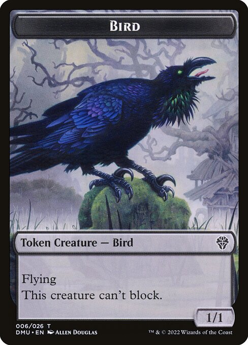 Bird highlighted card art