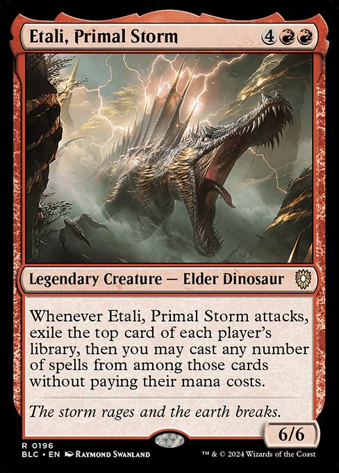 Etali, Primal Storm from Bloomburrow Commander