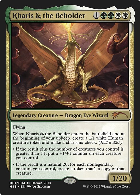 Kharis & The Beholder highlighted card art