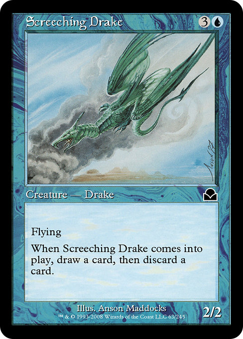 Screeching Drake highlighted card art