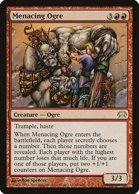 Menacing Ogre highlighted card art