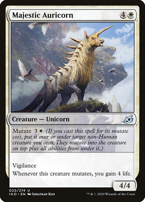 Majestic Auricorn from Ikoria: Lair of Behemoths