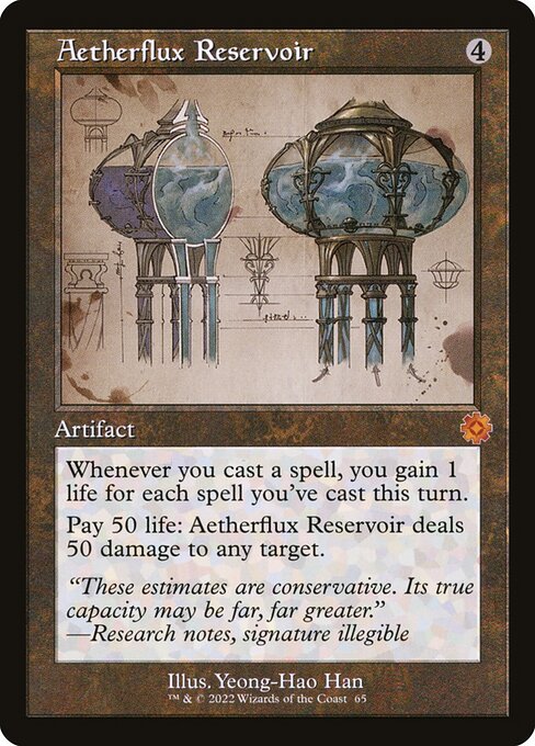 Aetherflux Reservoir from The Brothers' War Retro Artifacts